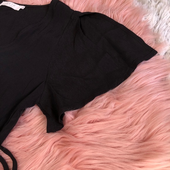 ASTR the Label wrap crossover bodysuit - Picture 4 of 9